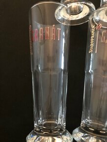 Pivní sklenice, výšky 0,4l Staropramen Granát - 2