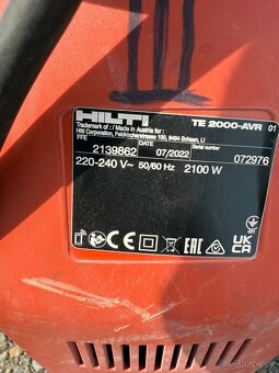 Hilti  Te 2000 avr - 2