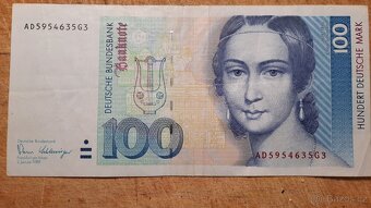 Bankovka Hundert Deutcshe Mark 1989 - 2