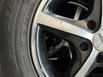 Sada alu kola značky Dezent + letní pneu 195/65R15 - 2