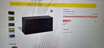 Univerzální úložný box 270 l - 2