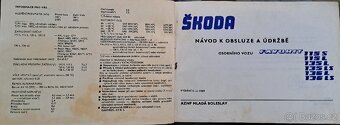 Škoda Favorit návod - 2