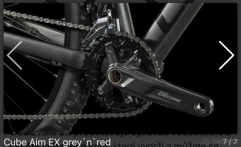Horské kolo Cube AIM EX GREY/RED - 2