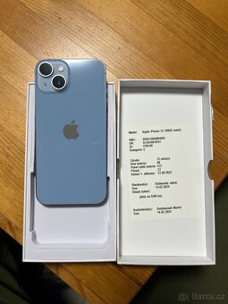 Apple iPhone 14 128GB modrý - 2