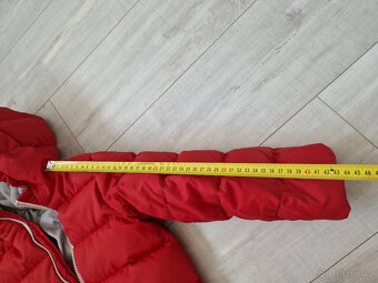 Dětská péřová zimní bunda Benetton XS,vel.4-5 let - 2