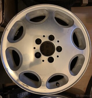 alu Mercedes-Benz w140 orig. R16 4ks + šrouby - 2