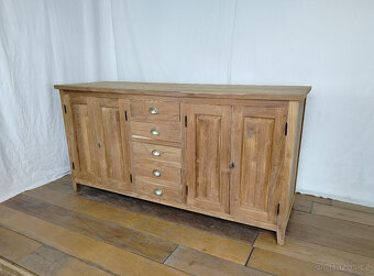 Velká masivní komoda TEAK - 2