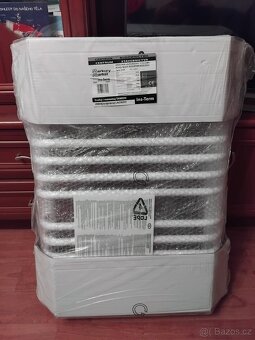 Koupelnový radiátor bílý. - 2