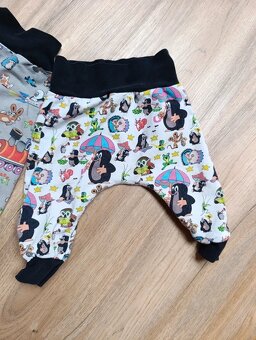 3x baggy/ tepláčky krtek vel. 62 - 2