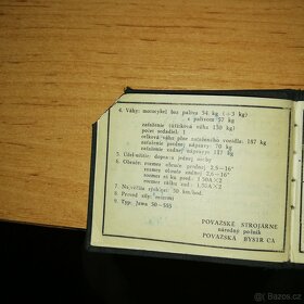 Jawa 555 r.v.1962- úprava na soutěže -RARITA doklady - 2