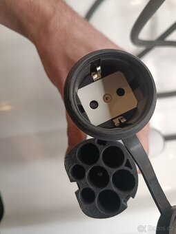 Kabel přechod z nabíjecí stanice elektromobilu na 230v - 2
