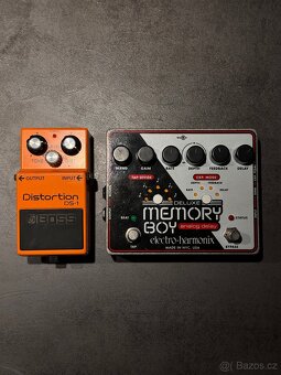 Pedály:Electro-harmonix Memory Boy / Boss Distortion - 2