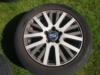 16" ALU kola OZ – 5x112 + letní pneu 205/55R16 - 2