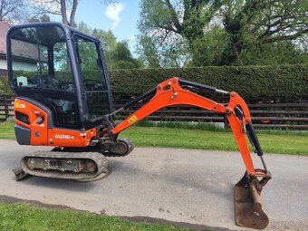 Minibagr Kubota KX016-4, rok 2018, 1600mth, roztah. pásy - 2