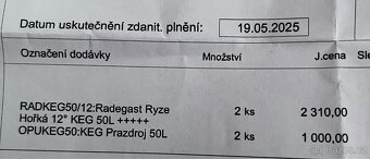 50l Sud piva RADEGAST 12° Ryze Hořká - 2