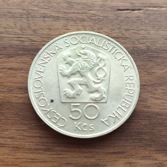 Stříbrná 50Kč 650 let mincovny Kremnica - 2