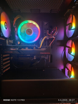 Herní PC - Ryzen 5500, 16GB RAM, 1TB NVME, 6600XT, WIN11 - 2