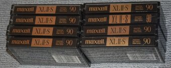 MAXELL XL II - S 90min, typ II CrO2, celkem 8ks - 2