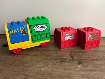 Lego duplo kontejnerový vagón BONUS-čtyři měnitelné náklady - 2