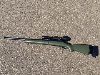 Airsoft sniper M24 - olivová (OD), (SW-04G) + UPGRADE 150m - 2