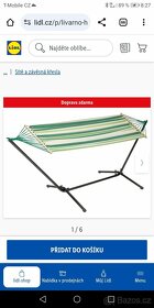 Závěsná síť se stojanem - nová - 2