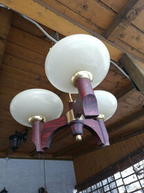 STAROŽITNÝ  TROJRAMENNÝ LUSTR - 2