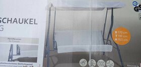 Nová zahradní houpačka Countryside Hollywood pro 3 osoby - 2