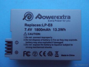 Canon EOS - 2ks baterií 1800mA - 2