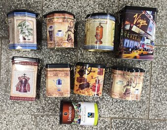 různé plechové dózy - 2