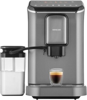 Espresso Sencor SES 8000BK stříbrné - 2