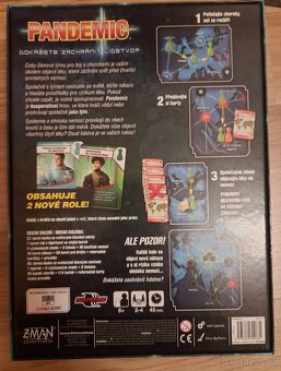 Desková hra Pandemic - jako nová - 2