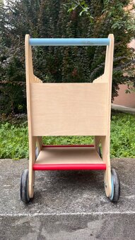 Dřevěný nákupní vozík - 2