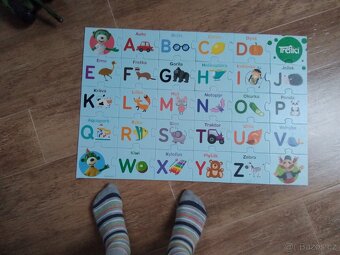 Puzzle Treflíci poznávají abecedu 30 dílků - 2