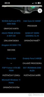 AlzaPC GameBox Prime - I5/RTX5060/32GB ram/1TB ssd - 2