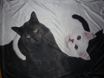 Tričko s kočkami vel S-M - 2