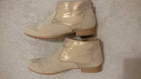 Béžové kotníčkové boty Graceland - 2
