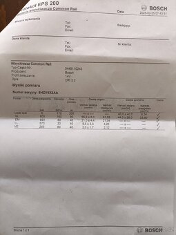 Repasované vstřiky Bosch  0445110243, Opel, Saab, fiat - 2