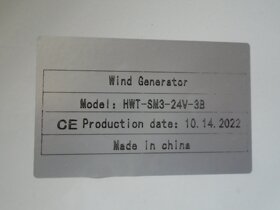 větrná elektrárna 2kw - 2