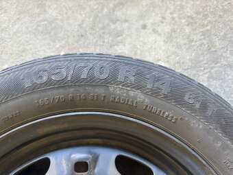 165/70 R14 Sada plechových kol Škoda/Seat/VW 4 kusy - 2