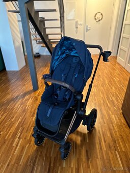 Cybex e-Priam nautical blue korba + seatpack + doplňky - 2