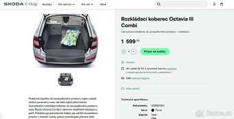 Rozkládací koberec do zav. prostoru Octavia III Combi 5E9061 - 2
