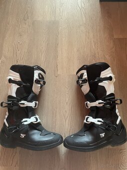 Motokrosové Boty Alpinestars Tech 3 Černá-Bílá - 2