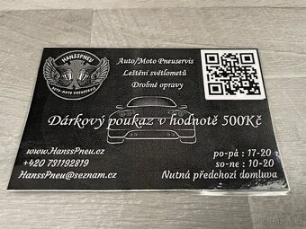 Dárkové poukazy - 2