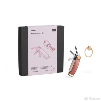 Orbitkey set Candy pink + ring - 2