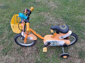 Detske kolo btwin 14 + stabilizacni kolecka. - 2
