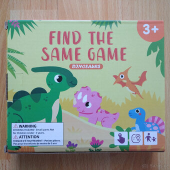 Dřevěné pexeso s dinosaury NOVÉ - 2