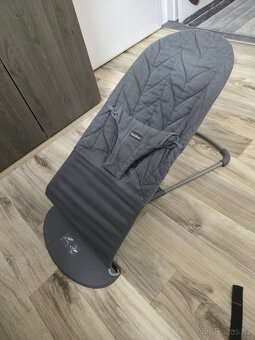 Babybjorn lehátko BLISS Anthracit classic Woven - 2