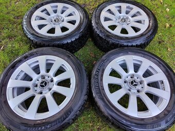 Zimní sada Mercedes w212 5x112 Bridgestone 205/55/16 - 2