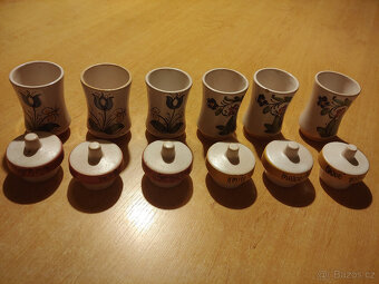 Kořenky keramika 6 ks - 2