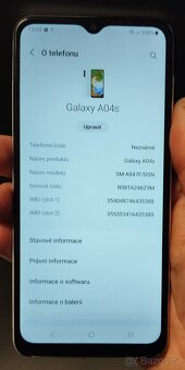 Prodám Samsung galaxy A04s Dual Sim 3GB/32GB - 2
